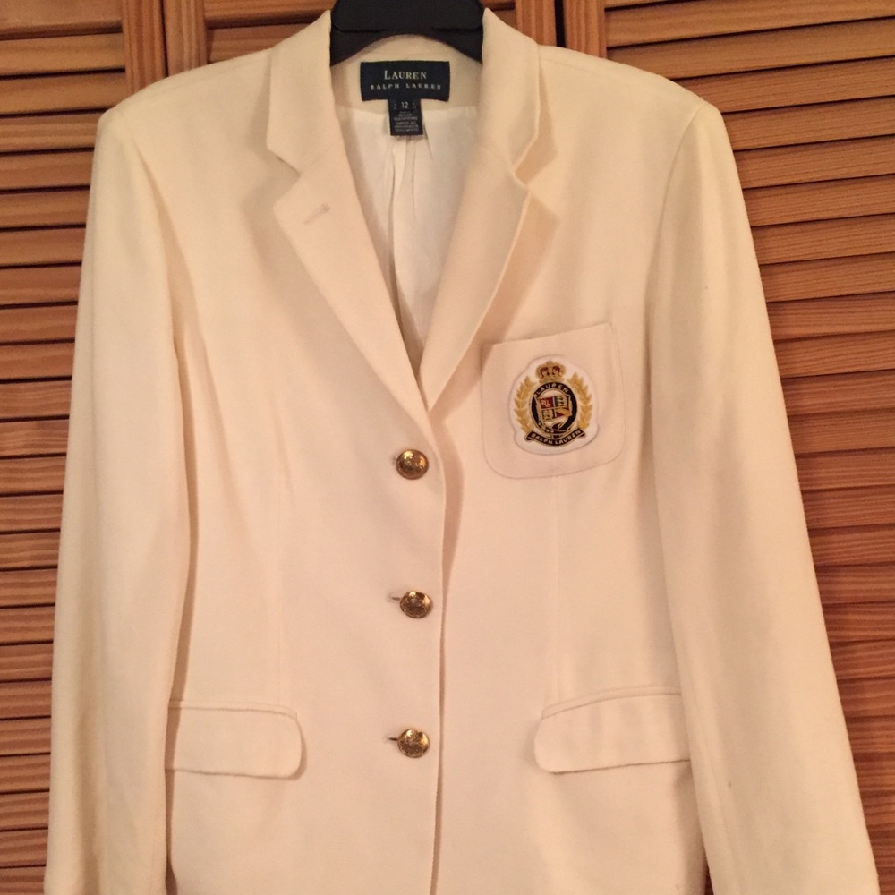 Ralph Lauren Cream Colored Blazer